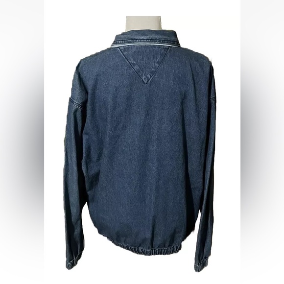 Eagles Ridge 19th Hole Cotton Blue Denim Golf Jacket, Men’s Size L, Preowned - Picture 2 of 4